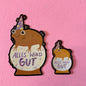 Alles wird gut Glitzer Sticker GROSS