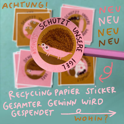 Schützt unsere Umwelt Sticker Set