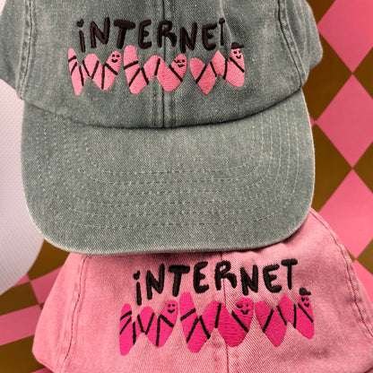 Cap Internetwurm Rosa