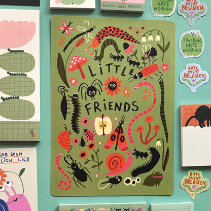 Silly Little Friends Print
