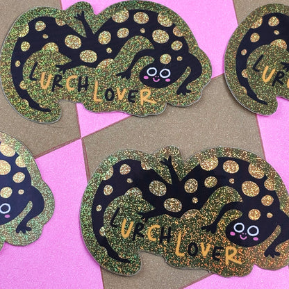 Lurchlover Glitzer Sticker