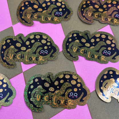 Lurchlover Glitzer Sticker