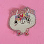 Neurospicy Glitzer Sticker