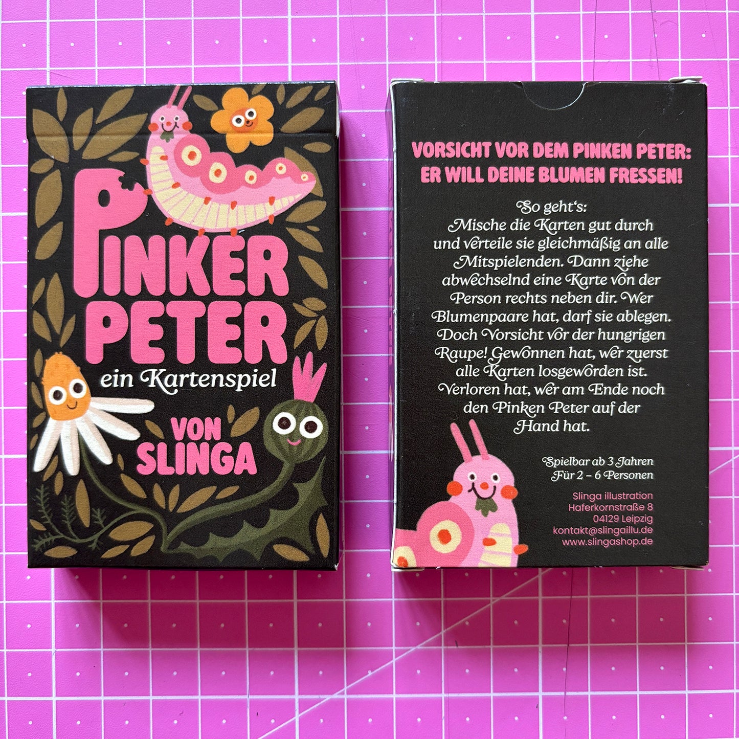 Pinker Peter Kartenspiel