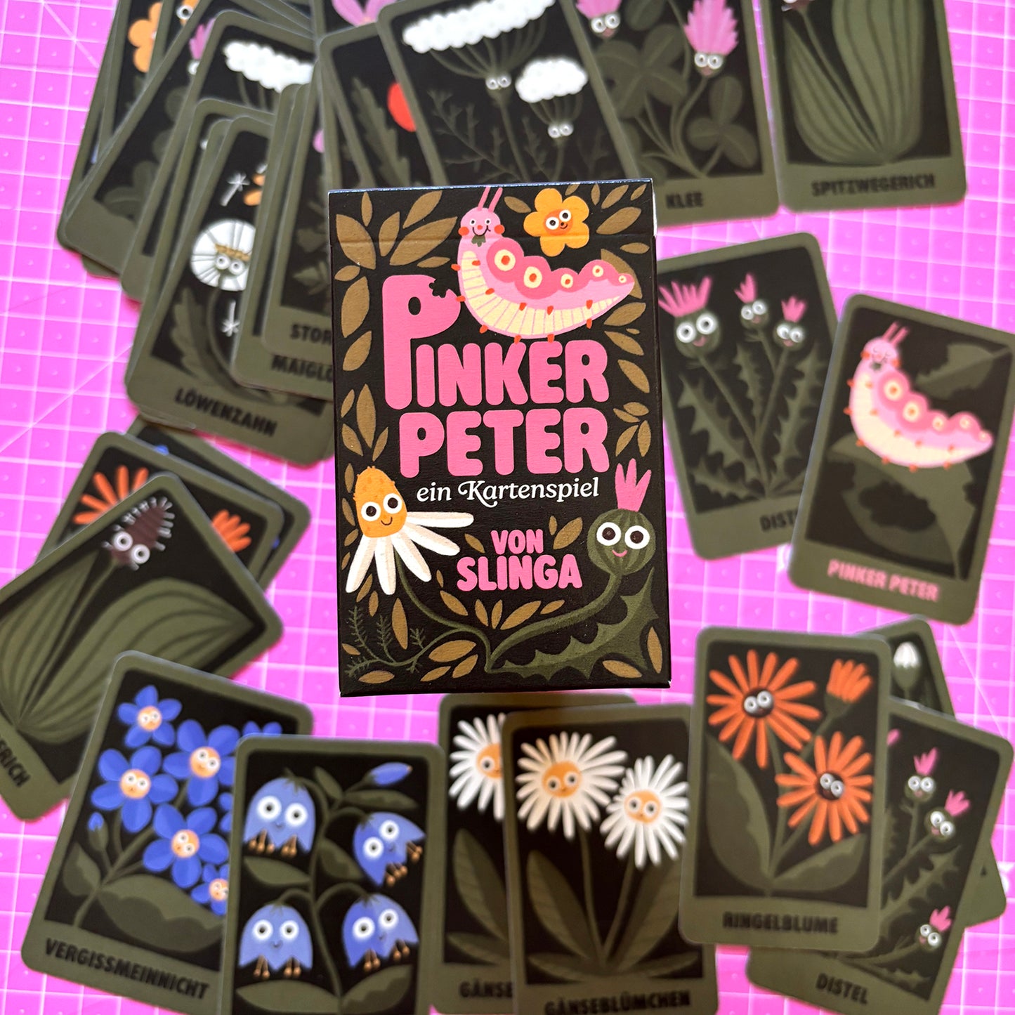 Pinker Peter Kartenspiel