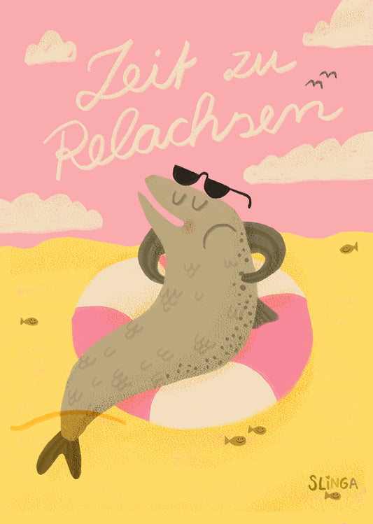 Zeit zu Relachsen Print