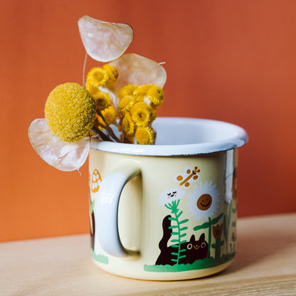 Emaille Tasse