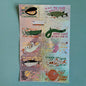Glitzer Fische 02 Stickersheet