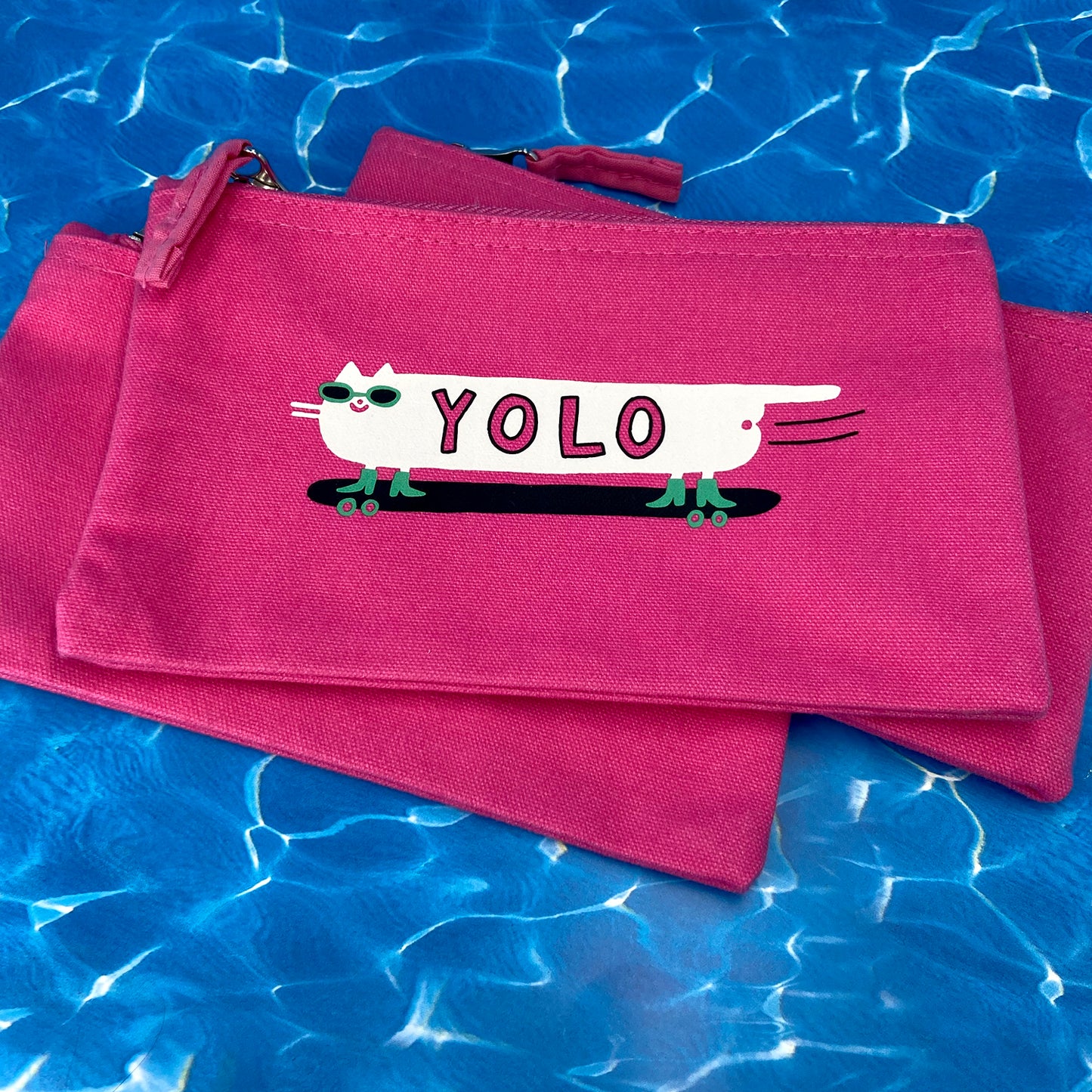 YOLO Zipper Bag