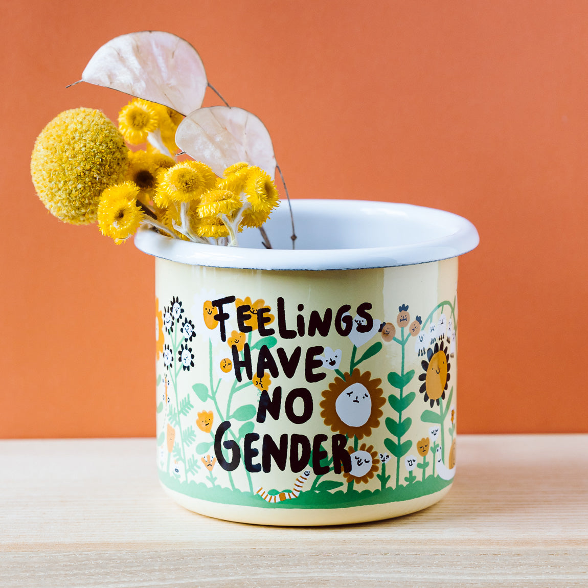 Emaille Tasse