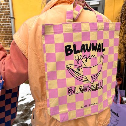 Blauwal gegen Blauwahl Beutel