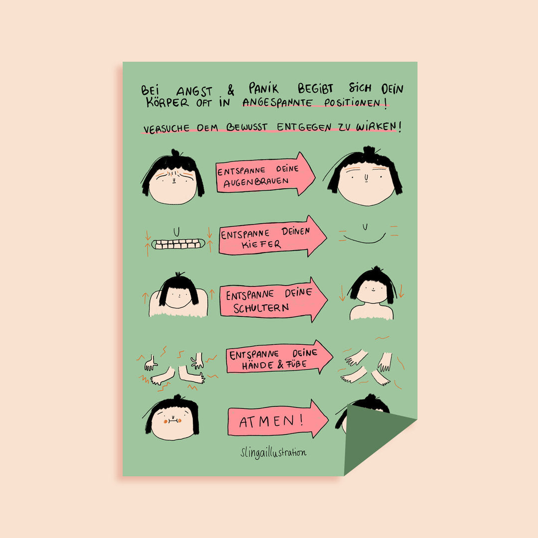 Angst&Panik Wendeprint A4 Grün