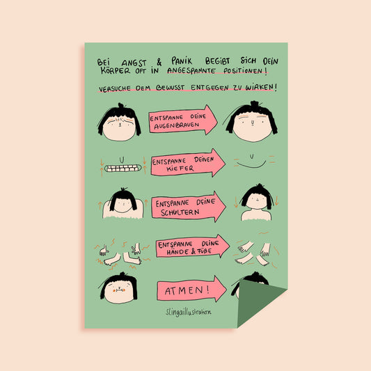 Angst&Panik Wendeprint A4 Grün