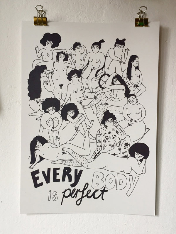 Every Body is Perfect Print